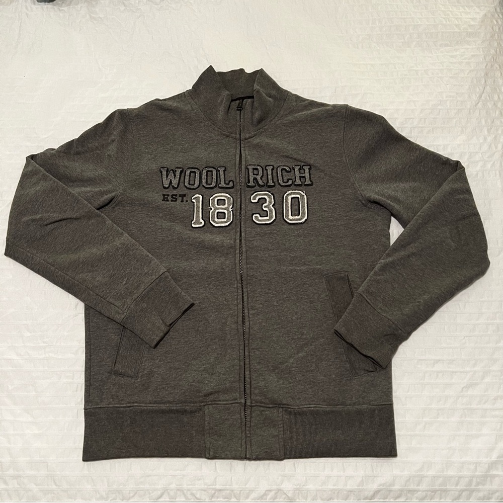 Woolrich men’s hoodie with zipper